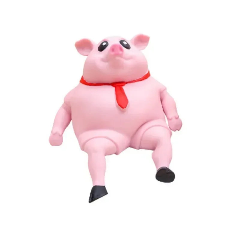 Pet Squeezing Pink Pig Stress Relief Toy Cute Squeezing Animal Little Pig Doll Stress Relief Toy toy artículos para mascotas