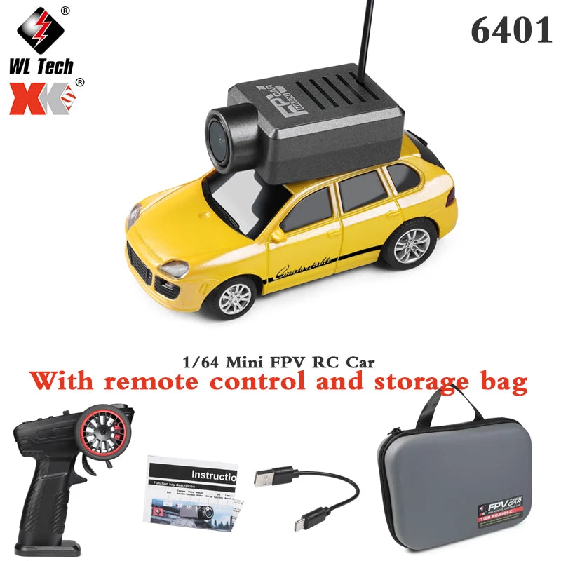Mini RC Car 2.4G Remote Control with 720P FPV Camera & WiFi APP, 2025 New RC Racing Toy Gift for Boys Girls