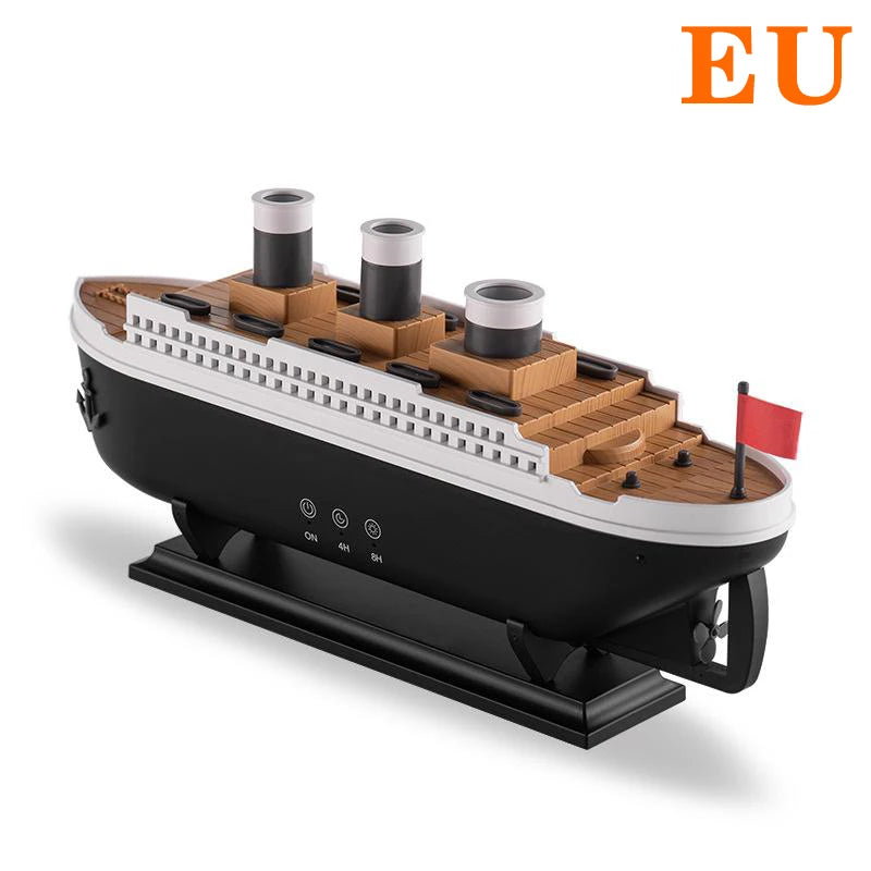 Air Humidifier Cruise Ship Model Aromatherapy Diffuser for Home Room Decorate Home