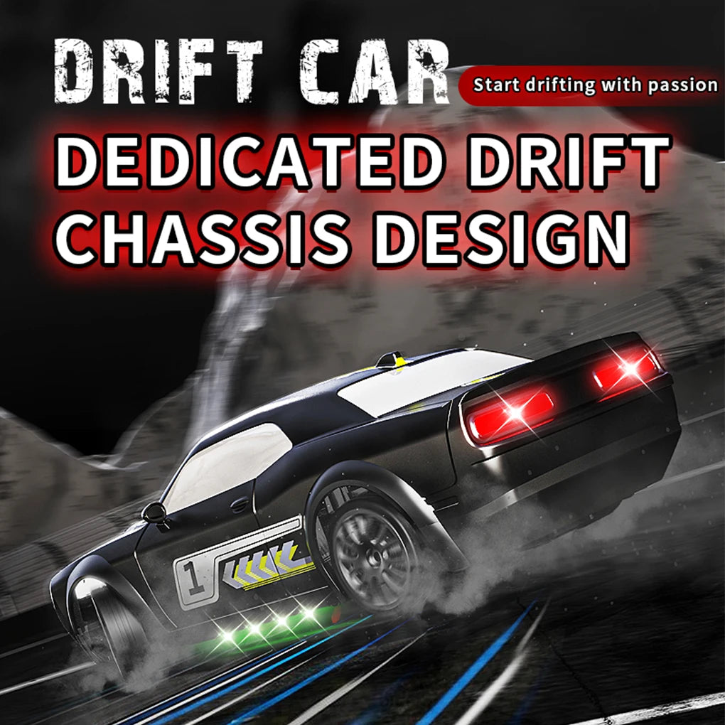 Drift Car with Lights Racing Remote Control Car 1/20 Four-wheel Drive High-speed Competition Toy