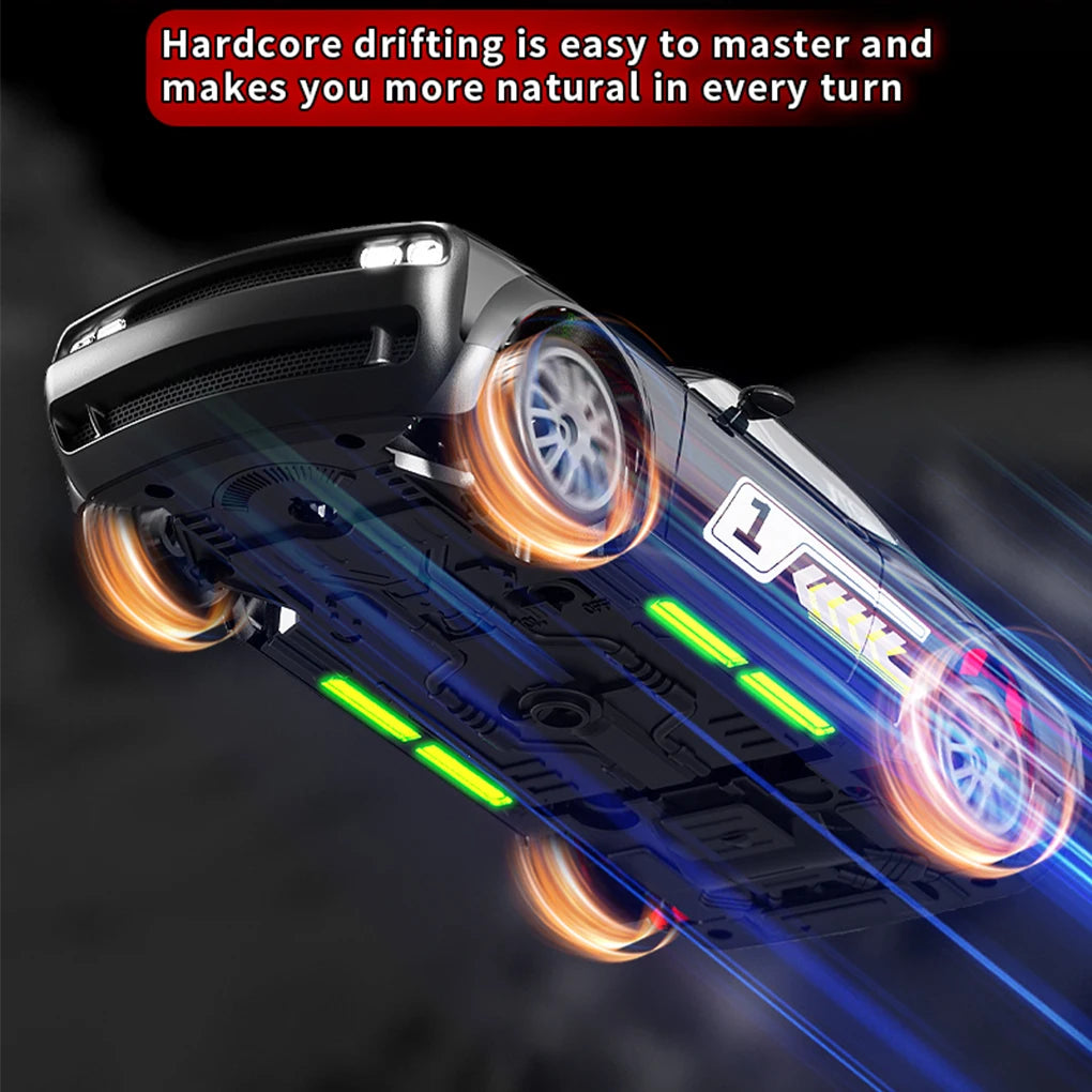 Drift Car with Lights Racing Remote Control Car 1/20 Four-wheel Drive High-speed Competition Toy