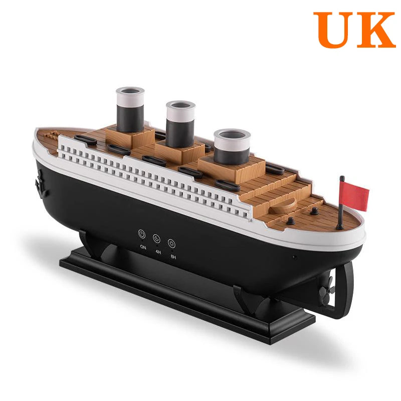 Air Humidifier Cruise Ship Model Aromatherapy Diffuser for Home Room Decorate Home