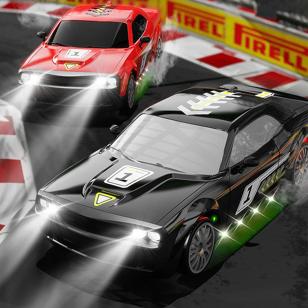 Drift Car with Lights Racing Remote Control Car 1/20 Four-wheel Drive High-speed Competition Toy