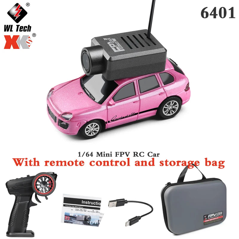 Mini RC Car 2.4G Remote Control with 720P FPV Camera & WiFi APP, 2025 New RC Racing Toy Gift for Boys Girls