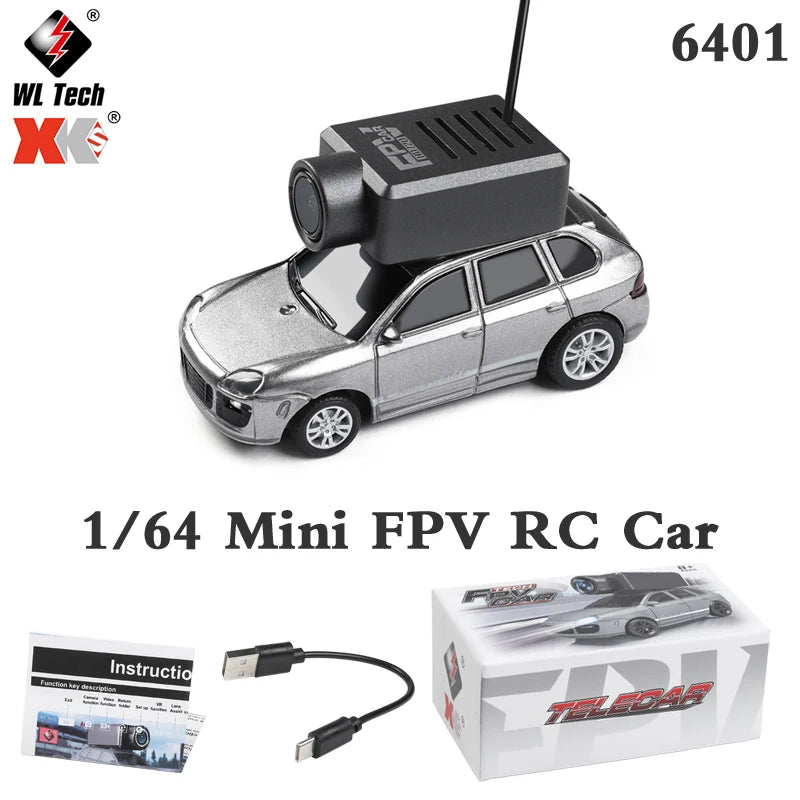 Mini RC Car 2.4G Remote Control with 720P FPV Camera & WiFi APP, 2025 New RC Racing Toy Gift for Boys Girls