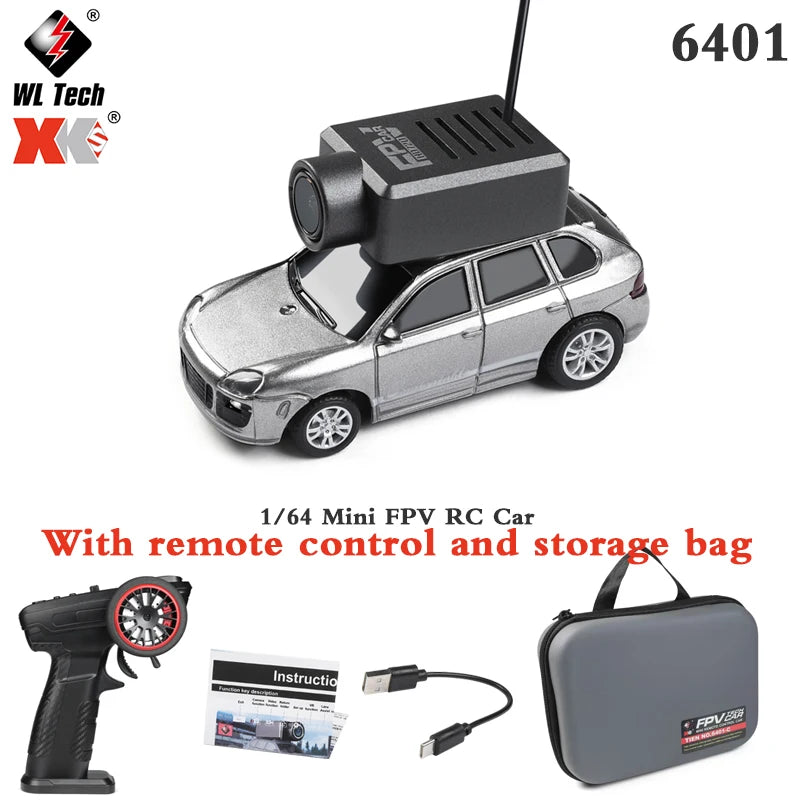 Mini RC Car 2.4G Remote Control with 720P FPV Camera & WiFi APP, 2025 New RC Racing Toy Gift for Boys Girls