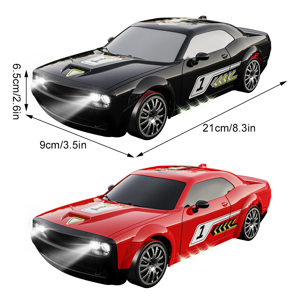 Drift Car with Lights Racing Remote Control Car 1/20 Four-wheel Drive High-speed Competition Toy
