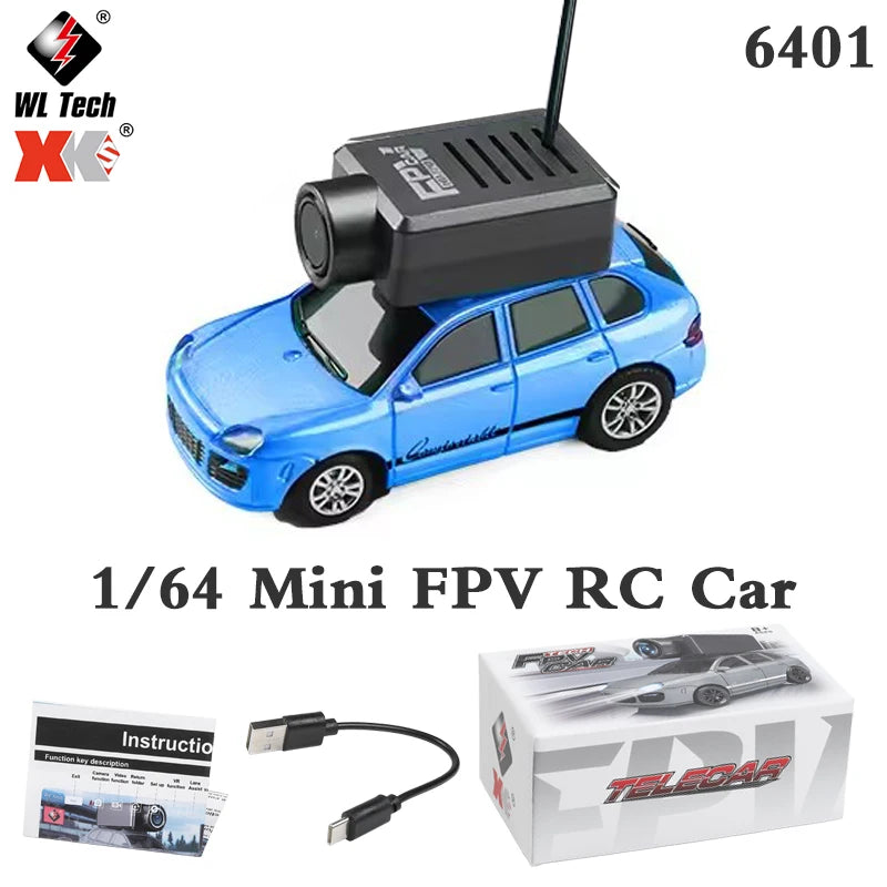 Mini RC Car 2.4G Remote Control with 720P FPV Camera & WiFi APP, 2025 New RC Racing Toy Gift for Boys Girls