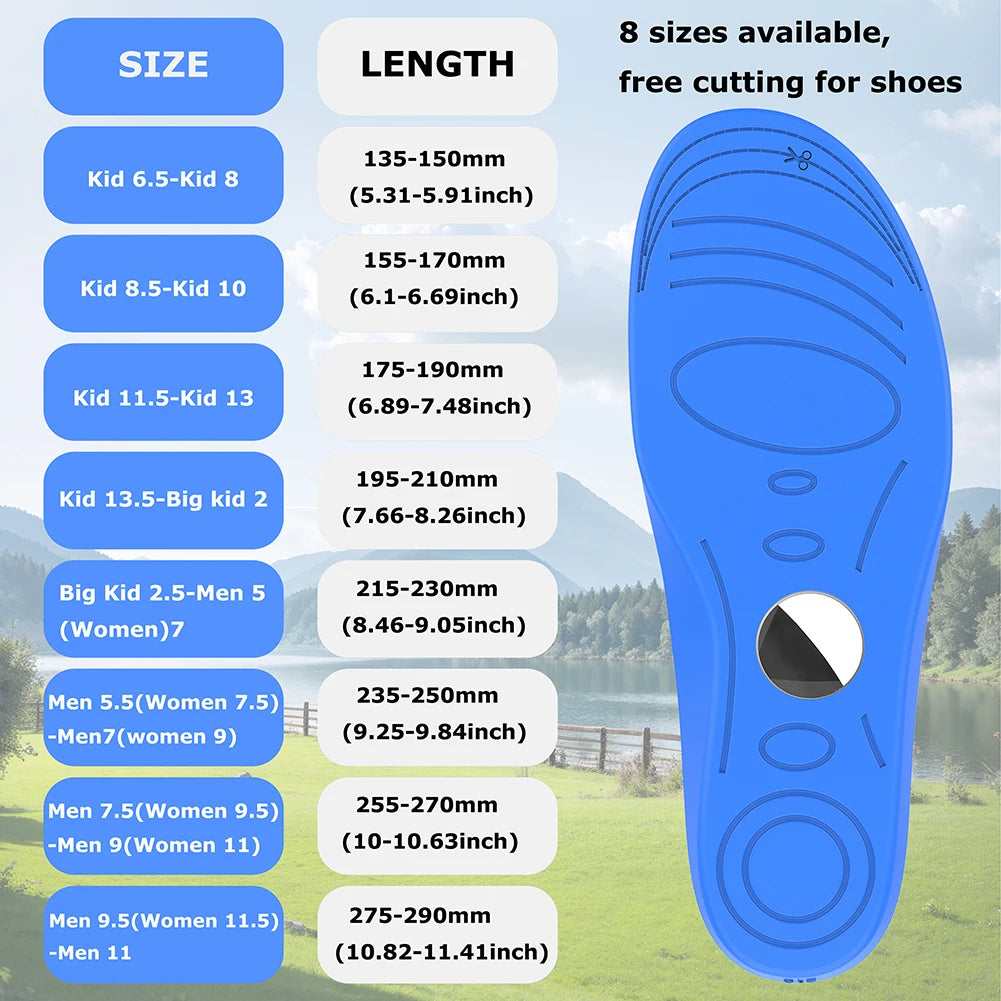 Shoe Insoles for Airtag Protective Cover Tracking Devise Hidden Holder for Elders Kids Insoles Protective Cover 135--290mm
