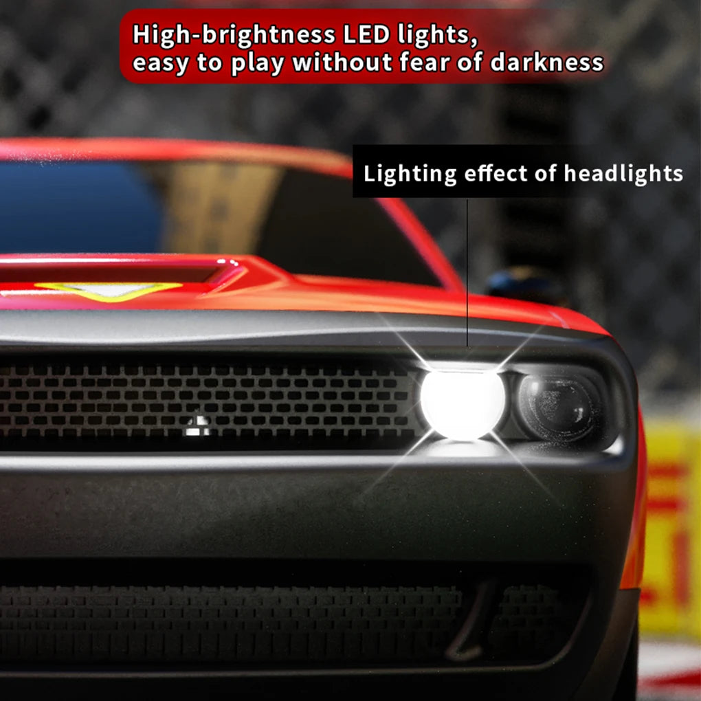 Drift Car with Lights Racing Remote Control Car 1/20 Four-wheel Drive High-speed Competition Toy