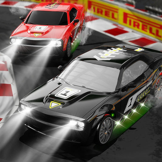 Drift Car with Lights Racing Remote Control Car 1/20 Four-wheel Drive High-speed Competition Toy