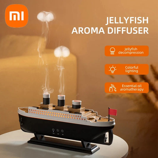 Air Humidifier Cruise Ship Model Aromatherapy Diffuser for Home Room Decorate Home